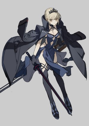 Artoria Pendragon from Fate/Grand Order with Sword