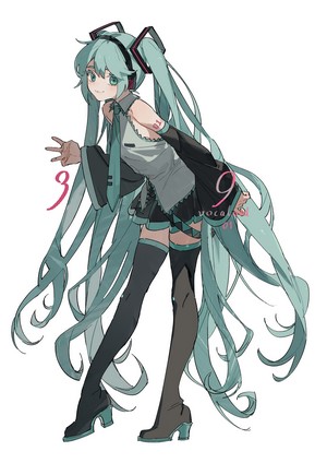 Hatsune Miku from Vocaloid