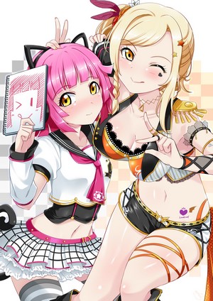 Rina Tennoji and Miyashita Ai from Love Live!