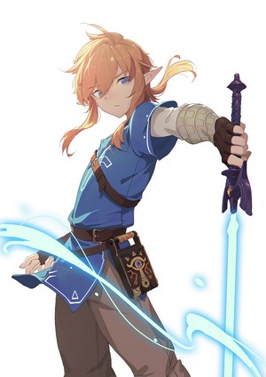 Link from The Legend of Zelda with Sword
