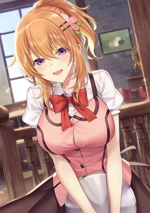 Hoto Kokoa from Gochuumon wa Usagi Desu ka? anime girl