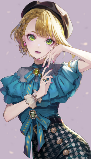 Miyamoto Frederica Digital Anime Portrait