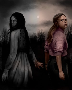 Dani Clayton and The Lady of the Lake from The Haunting of Bly Manor
