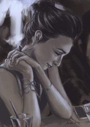 Gal Gadot as Wonder Woman digital painting