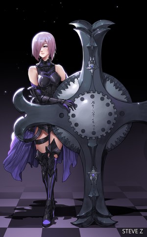 Mash Kyrielight from Fate Series with Shield