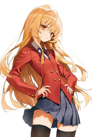 Aisaka Taiga from Toradora! in school uniform