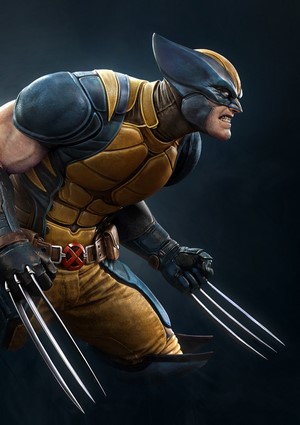 Wolverine from X-Men with claws