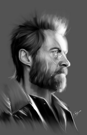 Wolverine from X-Men digital painting