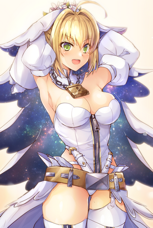 Nero Claudius from Fate Series in wedding dress