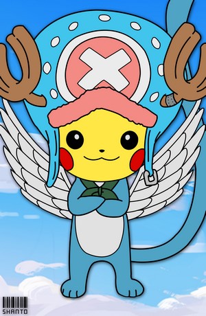 Pikachu as Tony Tony Chopper from One Piece