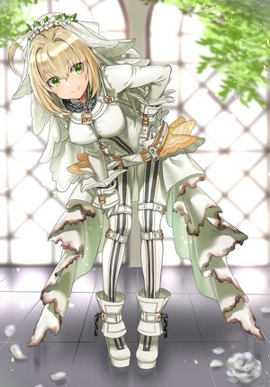 Nero Claudius from Fate Series in wedding dress