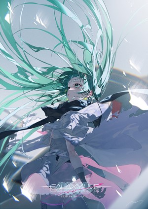 Hatsune Miku from Vocaloid at Galaxy Live 2020