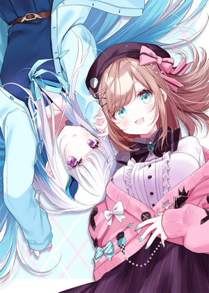 Suzuhara Lulu and Lize Helesta from Nijisanji