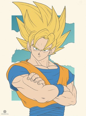 Super Saiyan Son Goku from Dragon Ball Z