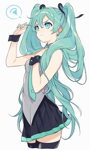 Hatsune Miku from Vocaloid