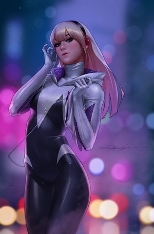 Spider-Gwen from Marvel Comics