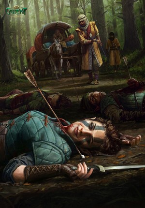 Gwent Feign Death Scene Artwork