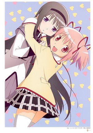 Madoka Magica: Homura and Madoka