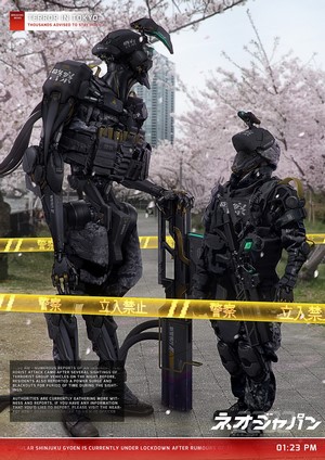 Robots in Neo Japan 2202