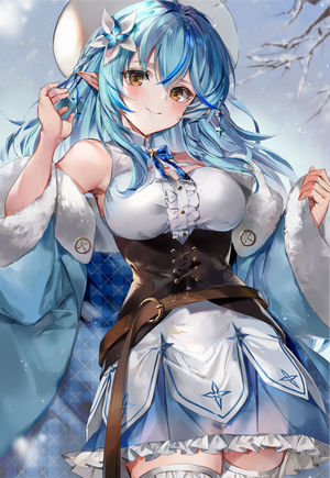 Yukihana Lamy from Hololive in winter attire
