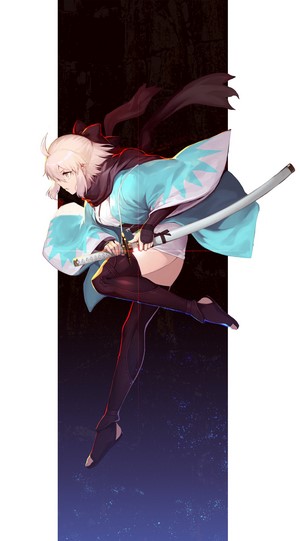 Okita Souji from Fate Series with Katana