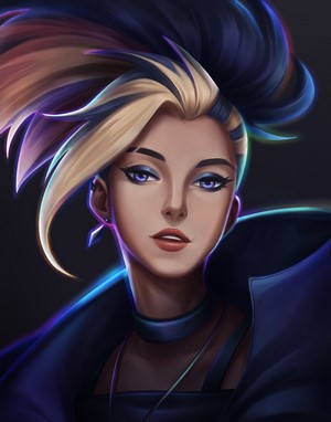 Akali K/DA from League of Legends Portrait Artwork