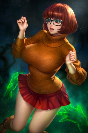 Velma Dinkley Fan Art Digital Illustration