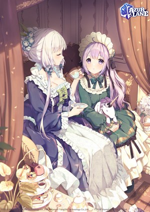 Illustrious and Unicorn from Azur Lane