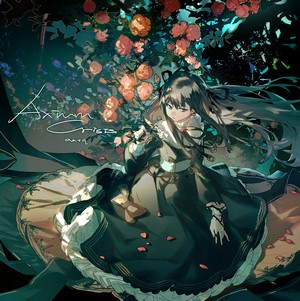 Anime girl with roses