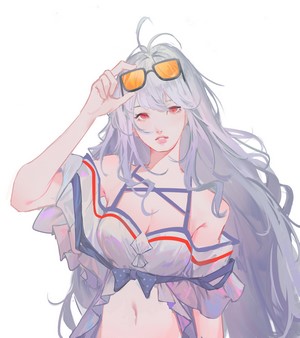 Skadi from Arknights in Swimwear