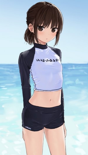 Zuima Anime Girl in Short Shorts