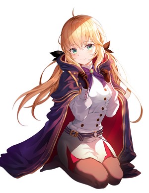 Artoria Pendragon from Fate Series kneeling