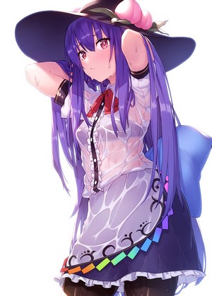 Hinanawi Tenshi from Touhou Project