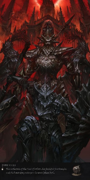 Dragon Slayer Ornstein from Dark Souls