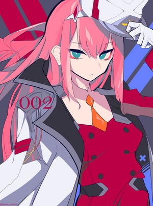 Zero Two from Darling in the FranXX