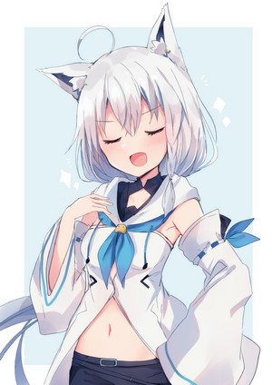 Shirakami Fubuki from Hololive