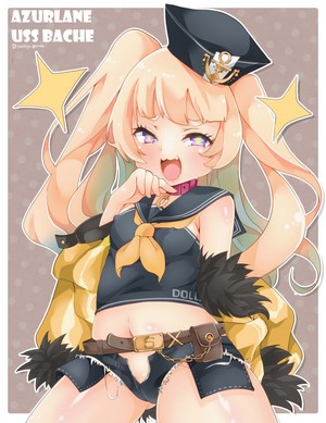 Bache (Azur Lane) anime girl artwork
