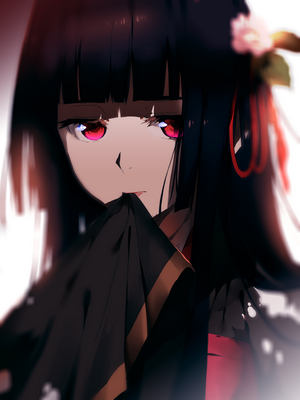 Enma Ai in Japanese Kimono