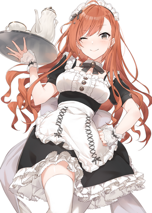 Arisugawa Natsuha from THE Hayashi Kewi Maid Outfit