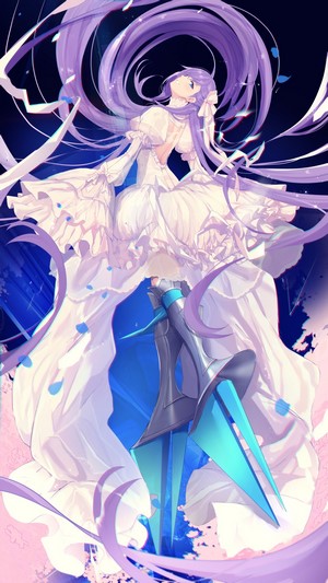 Meltlilith from Fate/Extra CCC with a sword