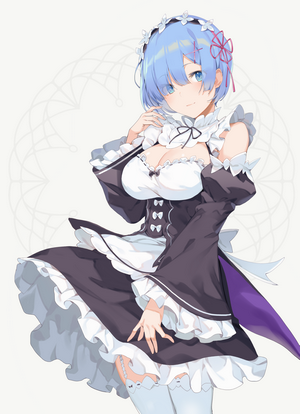 Rem in Maid Outfit from Re:Zero