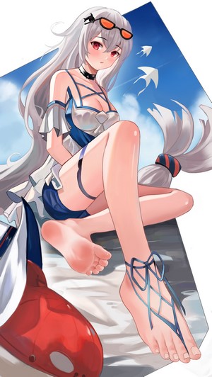 Skadi from Arknights in Digital Artwork