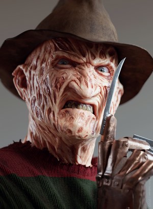 Freddy Krueger from horror artwork