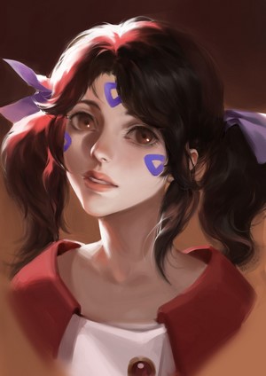 Skuld from Ah! My Goddess! anime portrait