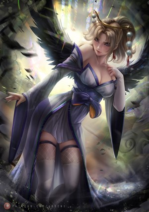 Mercy from Overwatch fan art