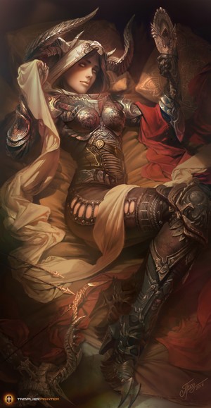 Valla the Demon Hunter from Diablo III