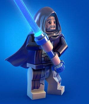 LEGO Obi-Wan Kenobi with Blue Lightsaber