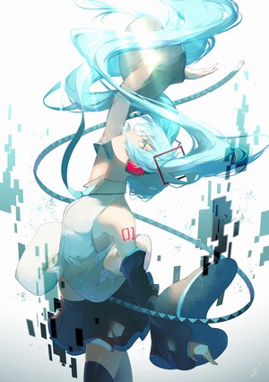 Hatsune Miku from Vocaloid