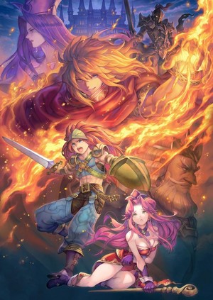 Artwork of characters from Trials of Mana