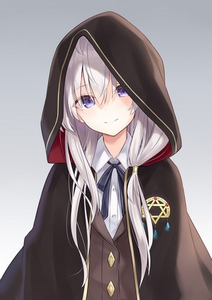 Elaina from Wandering Witch in Hooded Cloak